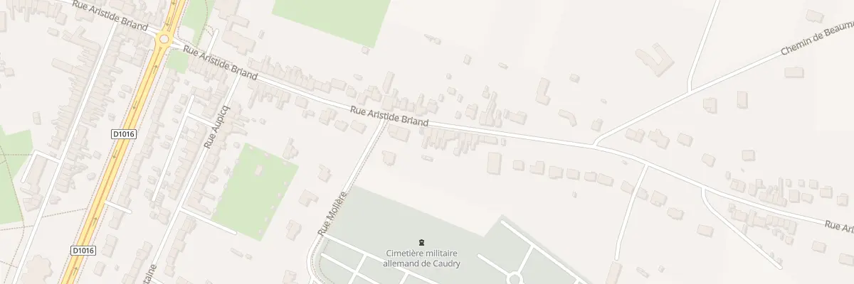 Plan du 214 Rue Aristide Briand à Caudry