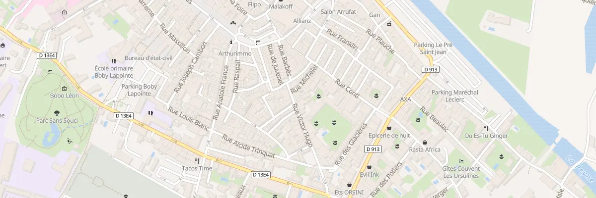 Plan du 5 Rue Victor Hugo à Pézenas