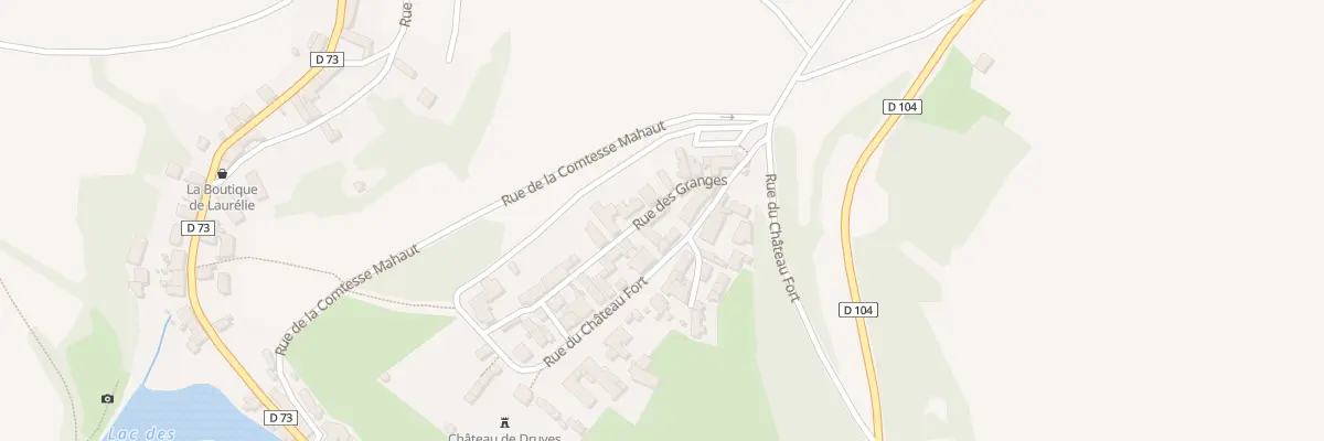 Plan du 10 Rue du Château Fort à Druyes-les-Belles-Fontaines