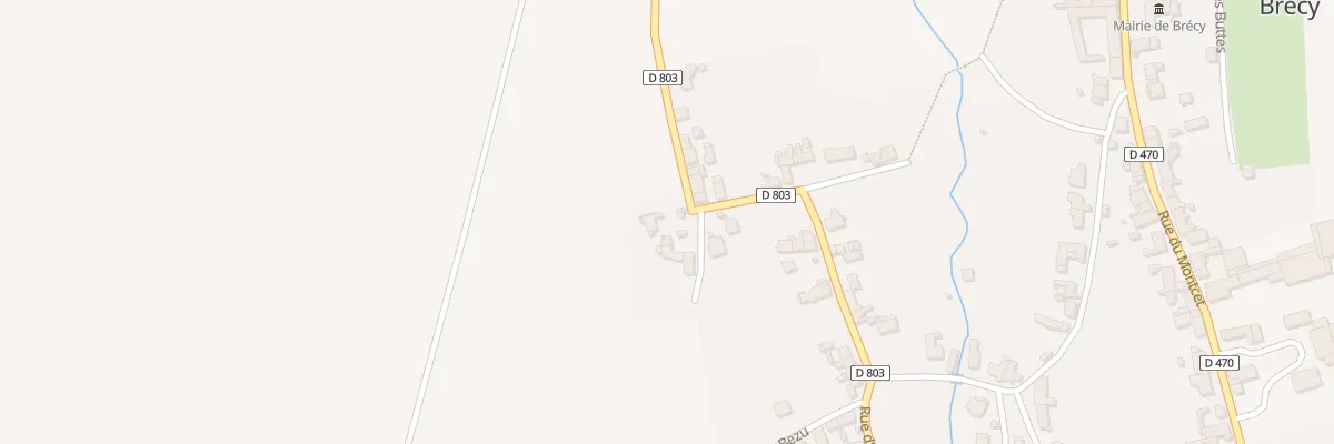 Plan du 2 Sen de Gueraine à Brécy