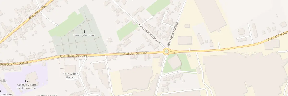 Plan du 481 Rue Olivier Deguise à Fresnoy-le-Grand