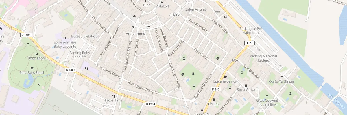 Plan du 3 Rue Victor Hugo à Pézenas