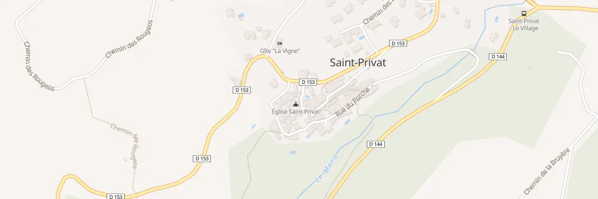 Plan du 5 Rue de l’Eglise Saint-Privat à Saint-Privat