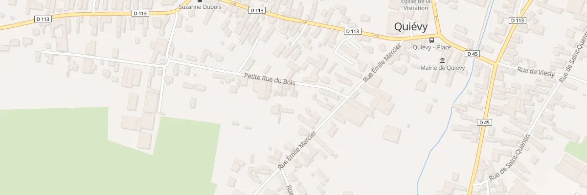Plan du 3 Petite Rue du Bois à Quiévy