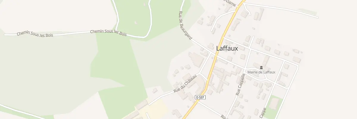 Plan du 7 Rue du Château à Laffaux