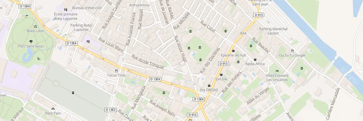 Plan du 2 Rue Ferronnerie à Pézenas