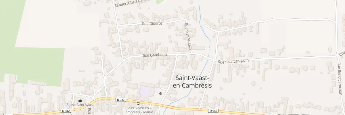 Plan du 36 Rue Gambetta à Saint-Vaast-en-Cambrésis