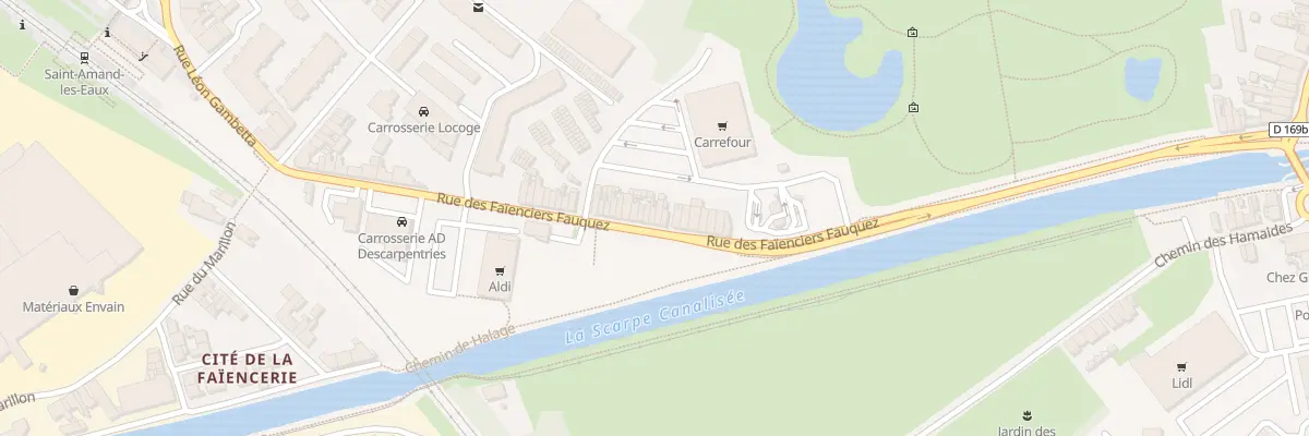 Plan du 57 Rue Faienciers Fauquez à Saint-Amand-les-Eaux