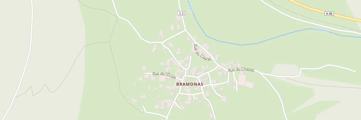 Plan du 5131 Bramonas à Balsièges