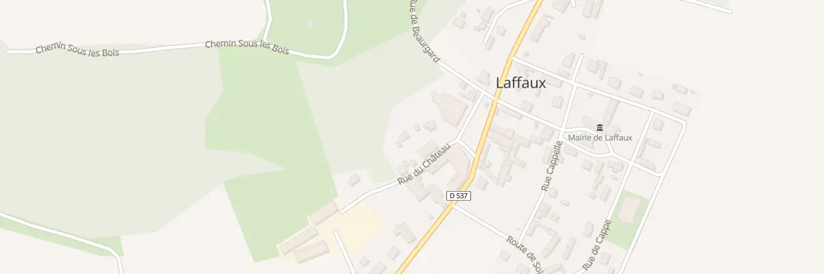 Plan du 9 Rue du Château à Laffaux