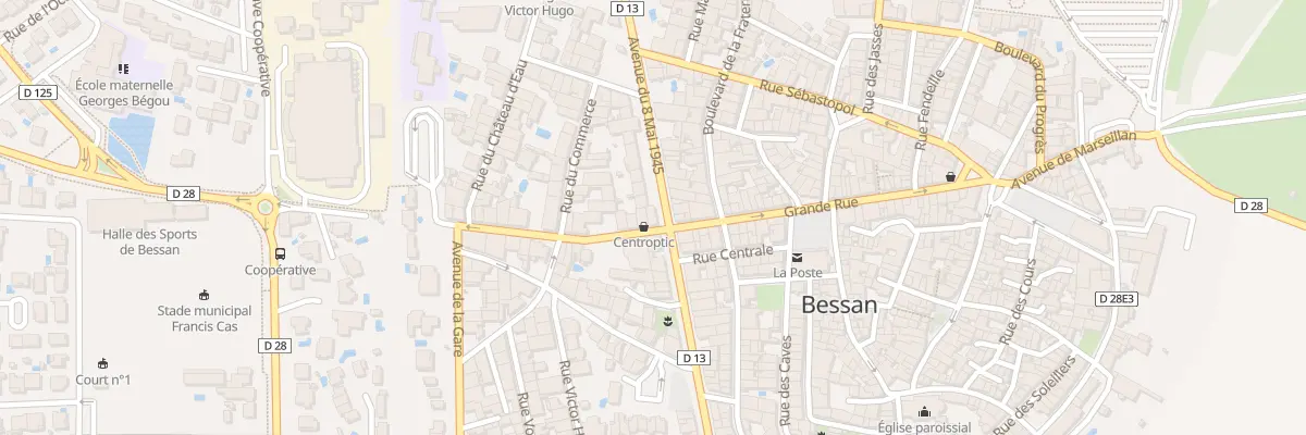 Plan du 54 Grand Rue à Bessan