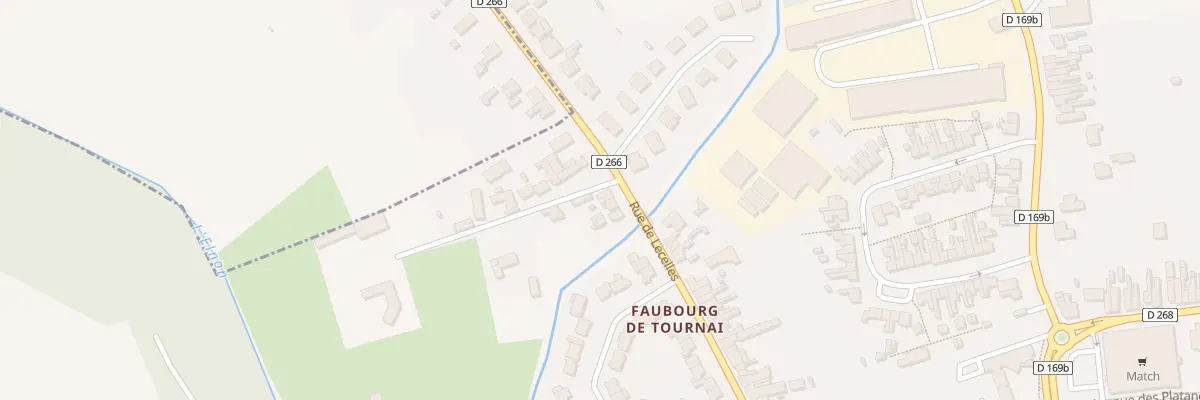 Plan du 261 Rue de Lecelles à Saint-Amand-les-Eaux
