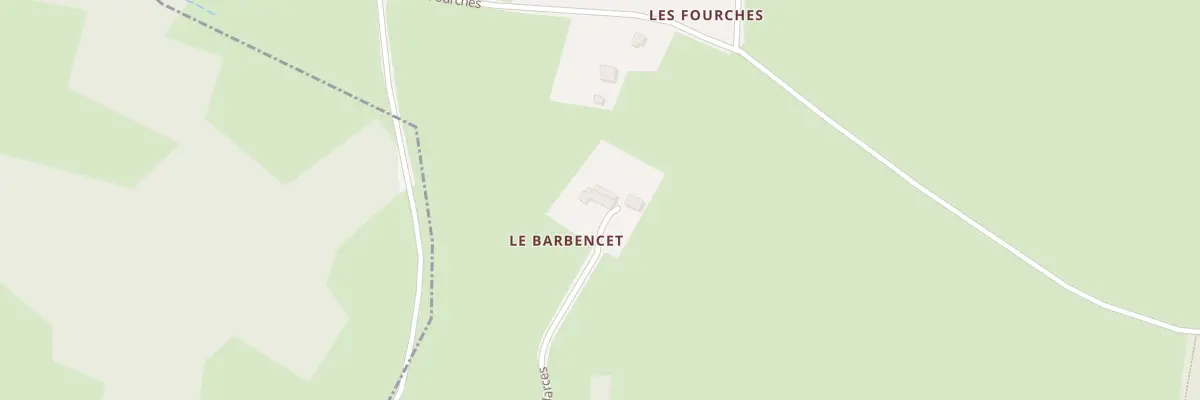 Plan du 5038 Le Barbencet au Vernet-Chaméane