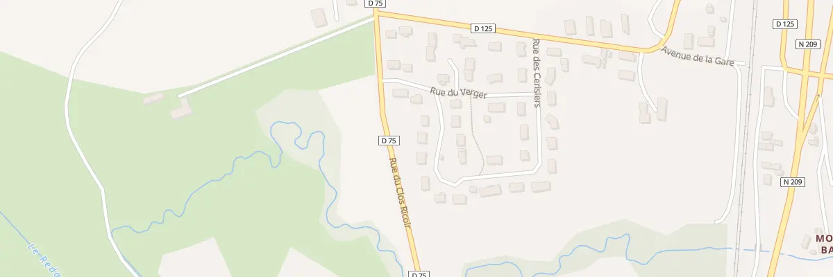 Plan du 8 Rue des Cerisiers à Créchy