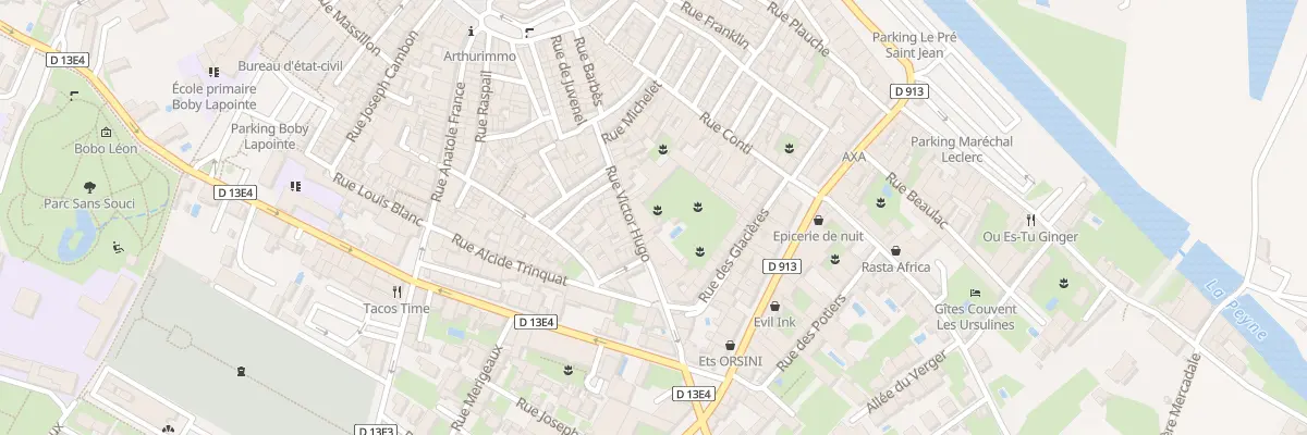 Plan du 21 Rue Victor Hugo à Pézenas