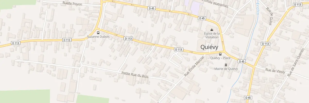 Plan du 17 Rue Roger Salengro à Quiévy