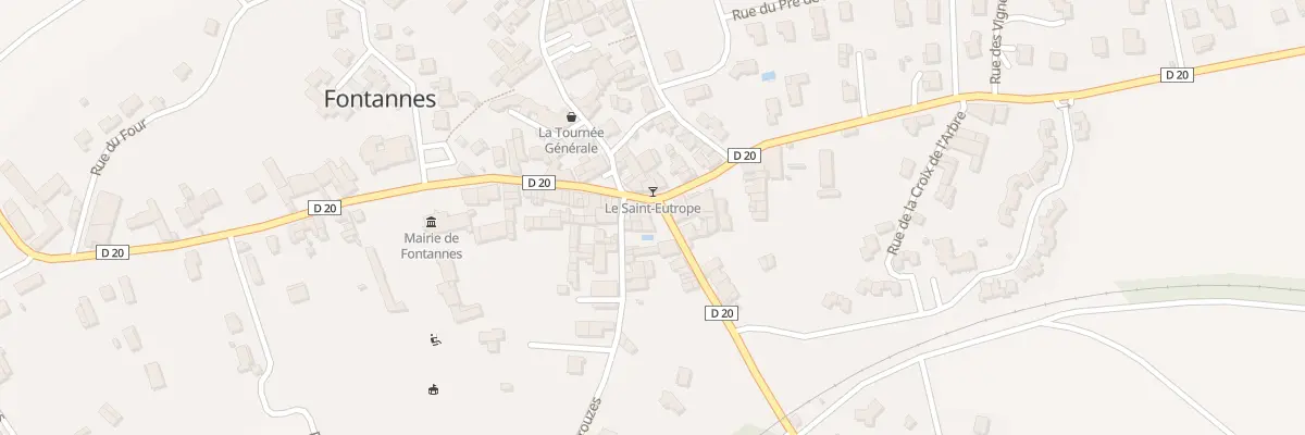 Plan du 5027 Rue de la Gare à Fontannes