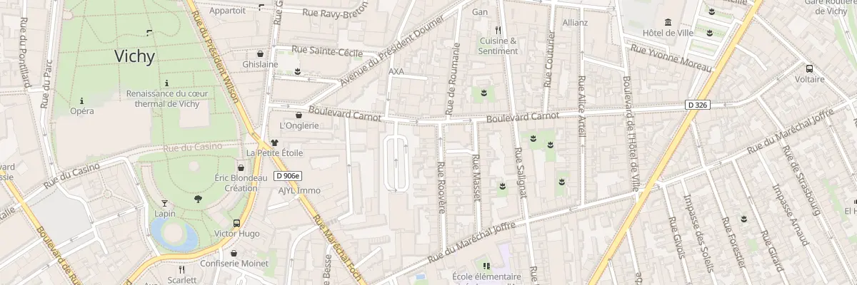 Plan du 27 Rue Roovère à Vichy