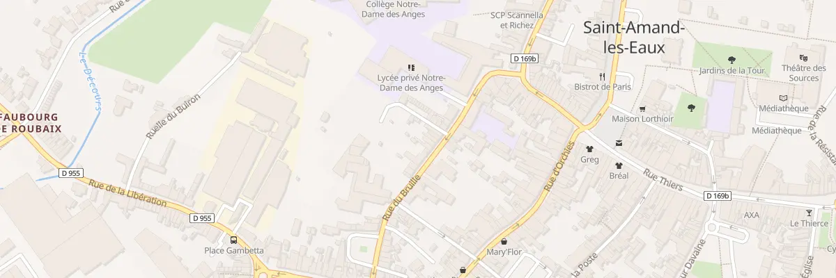 Plan du 32 Rue du Bruille à Saint-Amand-les-Eaux