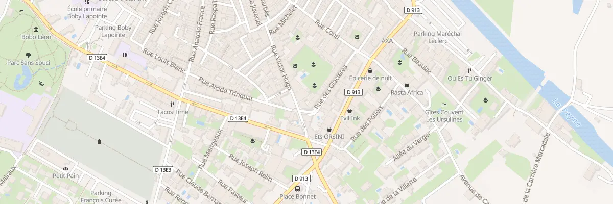 Plan du 30 Rue des Glacieres à Pézenas