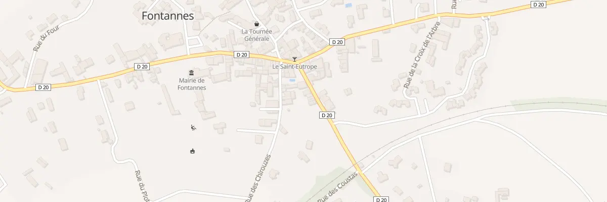 Plan du 5276 Au Bourg à Fontannes