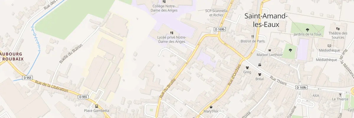 Plan du 26 Rue du Bruille à Saint-Amand-les-Eaux