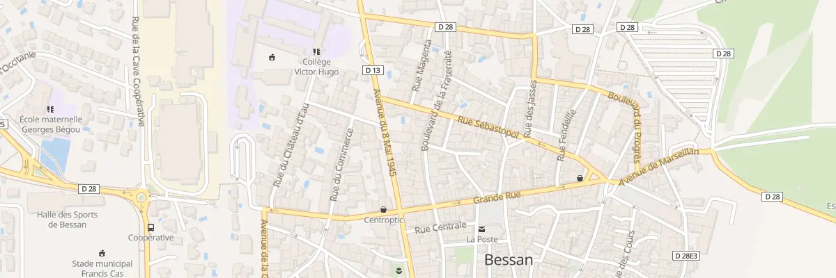 Plan du 19 Bd de la Fraternité à Bessan