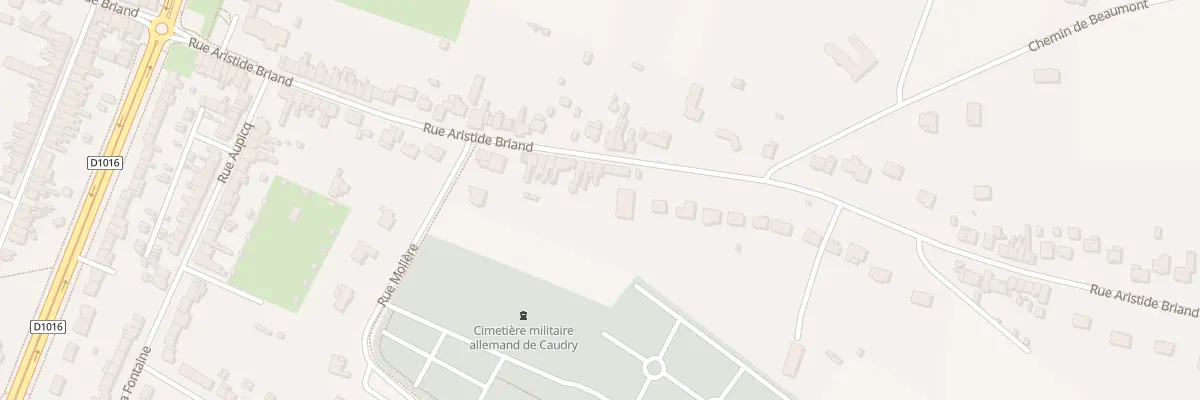 Plan du 228 Rue Aristide Briand à Caudry