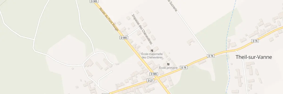 Plan du 12 Rte du Pont Rouge aux Vallées de la Vanne