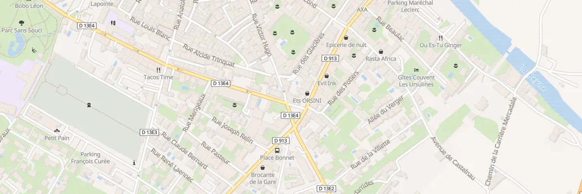 Plan du 4 Pl Bonnet à Pézenas