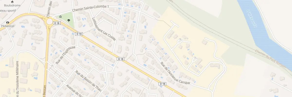 Plan du 35 Rue de l’Ancienne Carrière à Saint-Thibéry