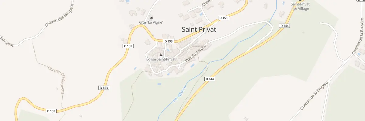 Plan du 2 Rue du Porche à Saint-Privat