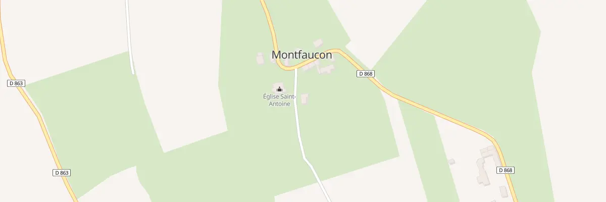 Plan du 5063 Le Moncet à Montfaucon