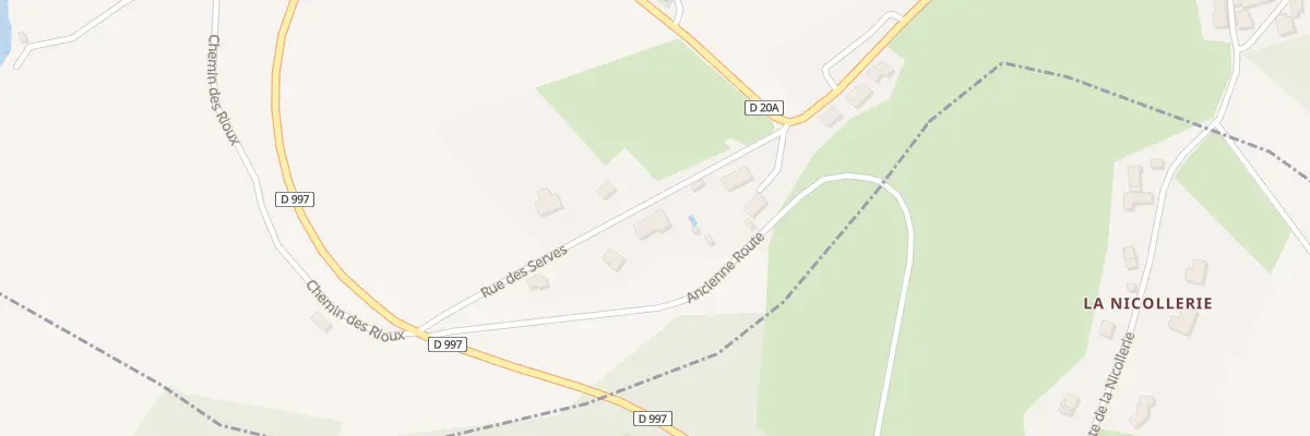 Plan du 5166 Les Serves à Mauzun