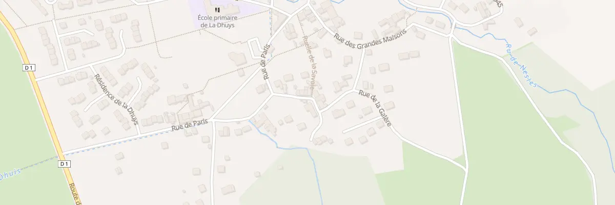 Plan du 12 Rue du Paradis à Nesles-la-Montagne