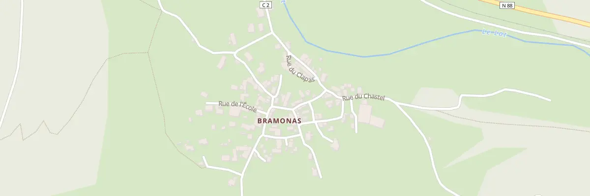 Plan du 22 Imp du Riou à Balsièges