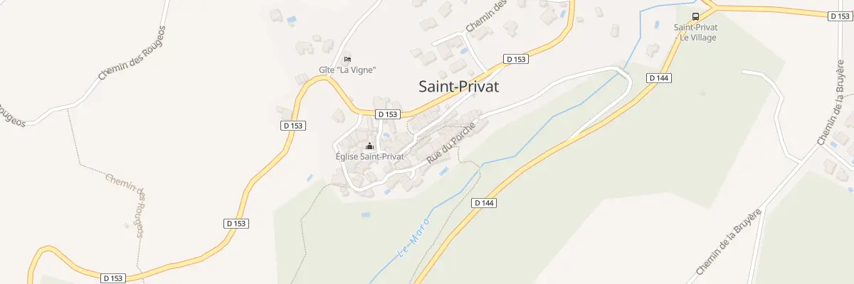 Plan du 5022 Saint Privat à Saint-Privat