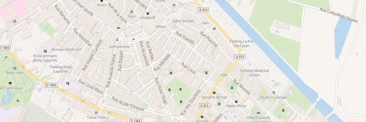 Plan du 29 Rue Conti à Pézenas