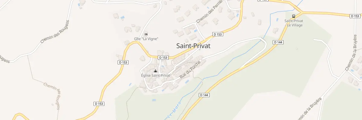 Plan du 12 Rue de la Tour à Saint-Privat