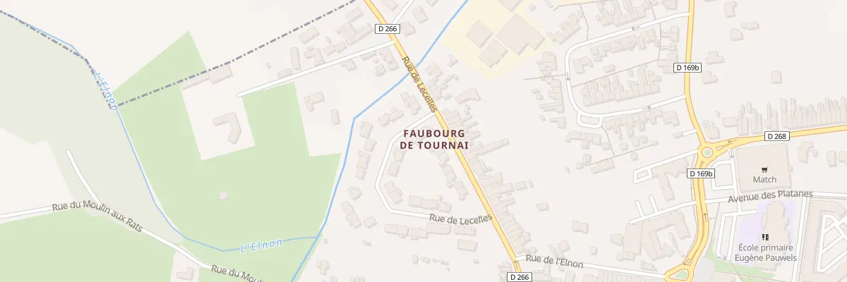 Plan du 145 Rue de Lecelles à Saint-Amand-les-Eaux