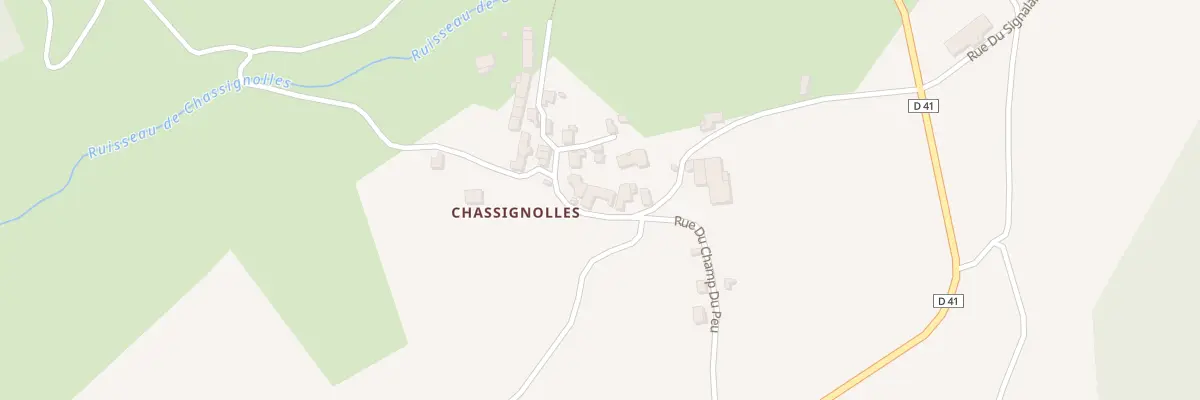 Plan du 5027 Chassignoles à Ferrussac