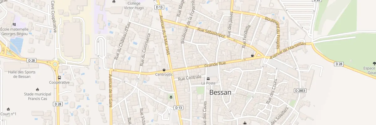 Plan du 2 Bd de la Fraternité à Bessan