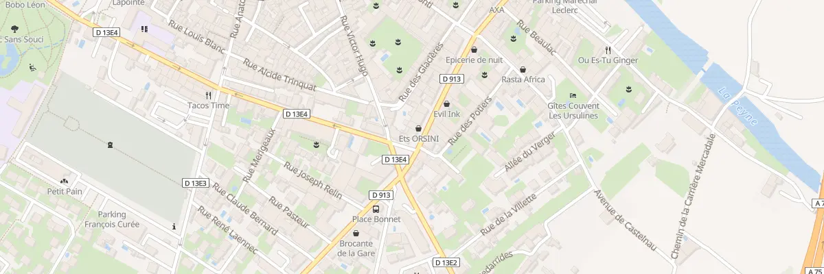 Plan du 30 Av Aristide Briand à Pézenas