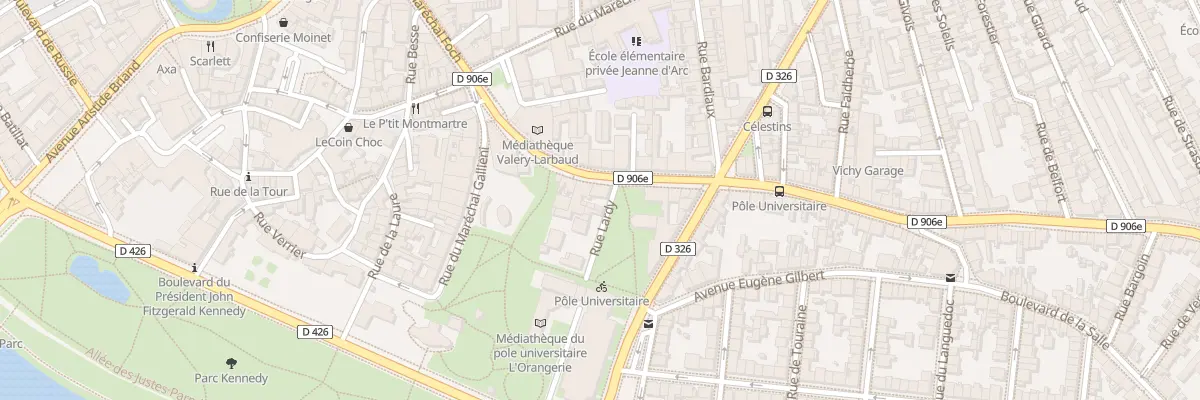 Plan du 113 Rue Marechal Lyautey à Vichy