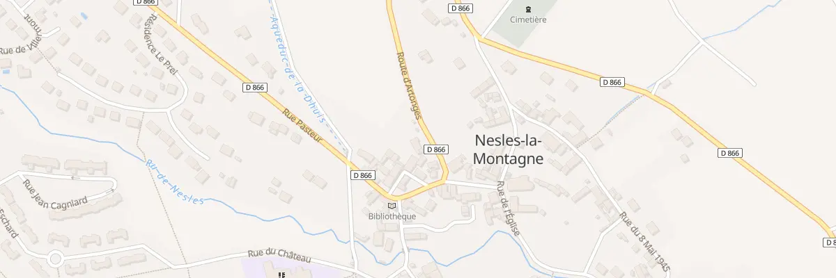 Plan du 2 Rte d’Artonges à Nesles-la-Montagne