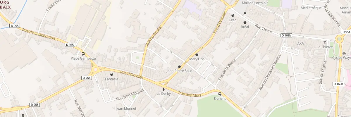 Plan du 3 Rue Henri Dunant à Saint-Amand-les-Eaux