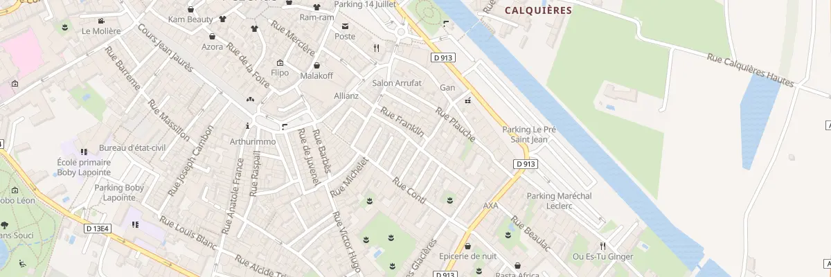 Plan du 15 Rue Capitaine David à Pézenas