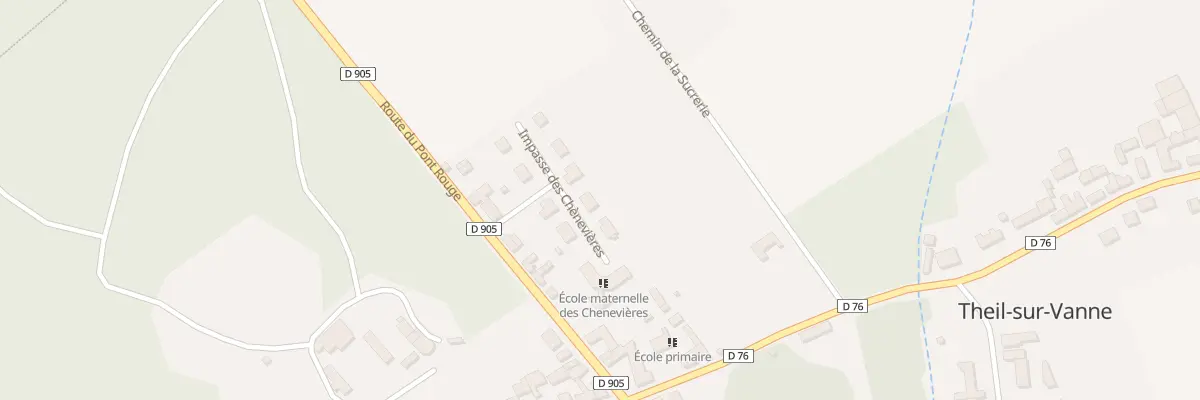 Plan du 6 Imp des Chenevieres aux Vallées de la Vanne