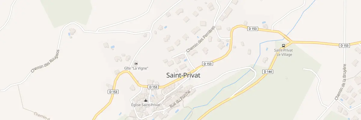 Plan du 1 Che des Perrieres à Saint-Privat