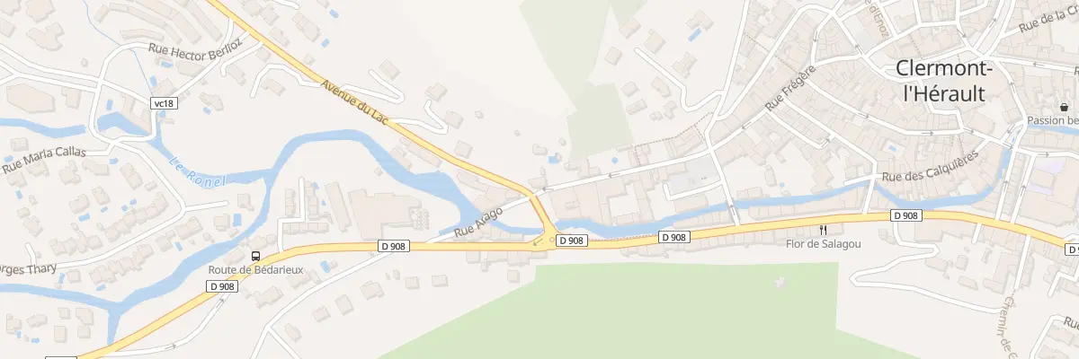 Plan du 1A Rue Fregere à Clermont-l’Hérault